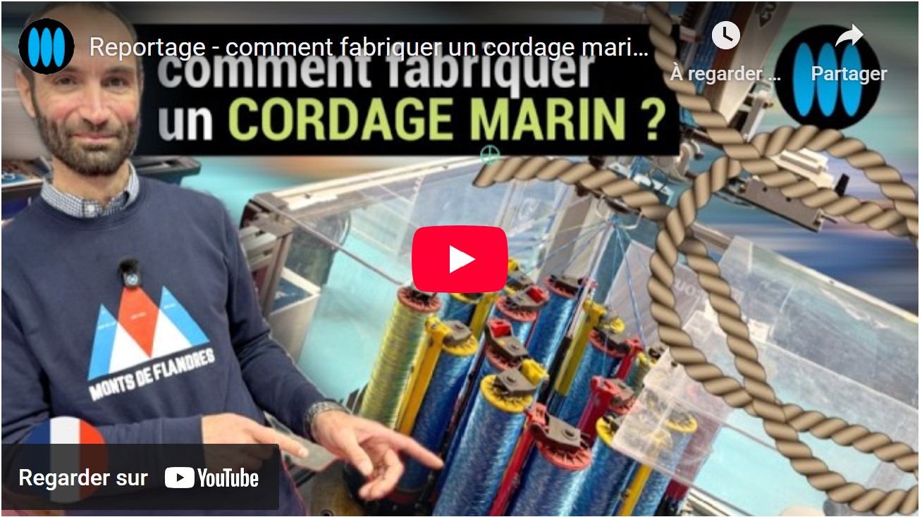 Reportage ActuNautique – comment fabriquer un cordage marin ?